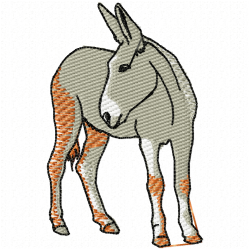 Donkey Embroidery Design 9 Donkey Embroidery Design 9